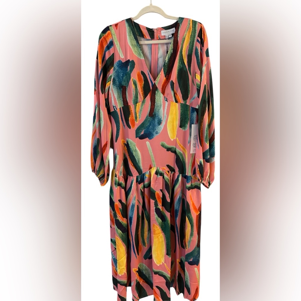 Never Fully Dressed Multicolor Midi Dress